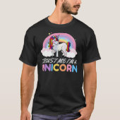 Unicorn Trust Me I'm Unicorn Tシャツ (正面)