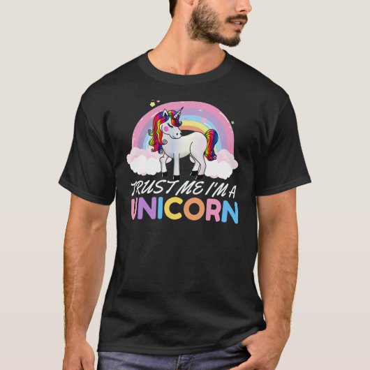 Unicorn Trust Me I'm Unicorn Tシャツ (正面)