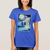 Unicorn Waterfall Believe Inspirational Tシャツ (正面)
