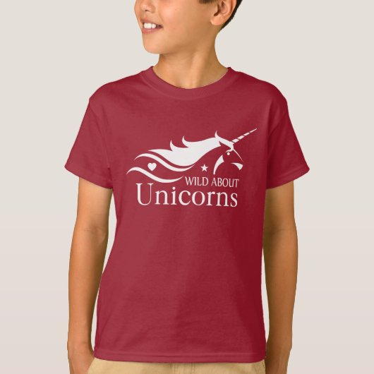Unicorn - Wild about Unicorns Tシャツ (正面)