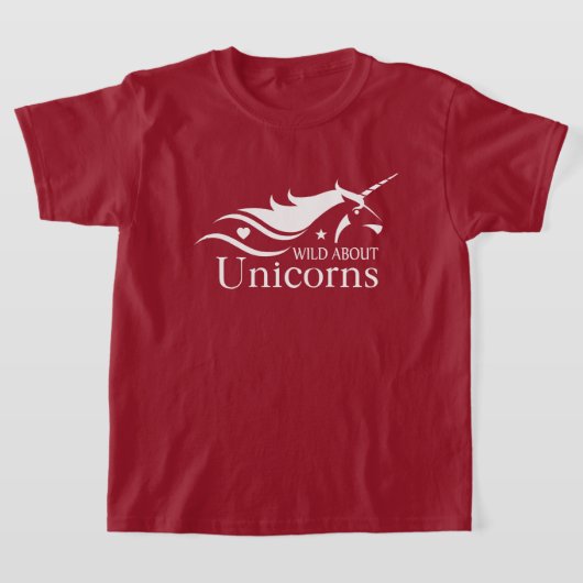 Unicorn - Wild about Unicorns Tシャツ (レイダウン)