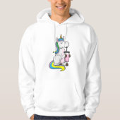 Unicorn with Bubble Tea パーカ (正面)