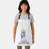 Unicorn with Flowersデイジー エプロン (インサイチュ)