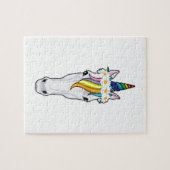 Unicorn with Flowers ジグソーパズル (横)