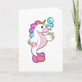 Unicorn with Water bubbles.PNG カード (正面)