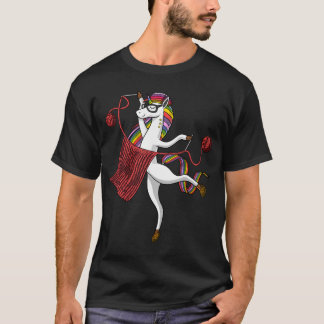 Unicorn Yarn Knitting Tシャツ