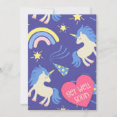 Unicornio feliz 案内状 (正面)