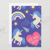 Unicornio feliz 案内状 (正面/裏面)