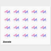 Unicornsスカラフルティッカー ラウンドシール (シート)