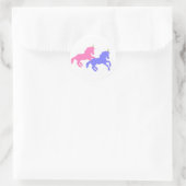 Unicornsスカラフルティッカー ラウンドシール (バッグ)