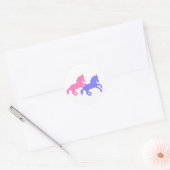 Unicornsスカラフルティッカー ラウンドシール (封筒)