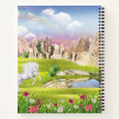 Unicorns by the lake Spiral Notebook ノートブック (裏面)