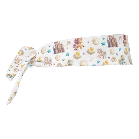 Unicorns & Fairytale Castle -ファンタジーヘア タイヘッドバンド (回転270)