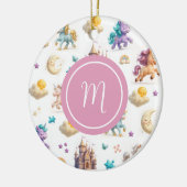 Unicorns & Fairytale Castle – ルーお洒落ム セラミックオーナメント (左)