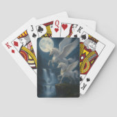 Unicorns in flight -Playing cards トランプ (裏面)