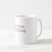 Unicorns & Rainbows Mug コーヒーマグカップ (正面右)