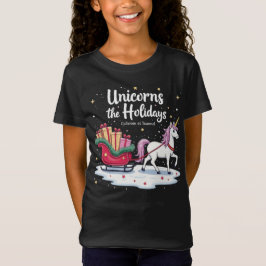 Unicorns Sleigh the Holidays Shirt Tシャツ