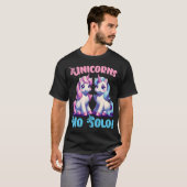 UNICORNWINS ユニコーンは家族だけじゃない Tシャツ (正面フル)