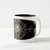 Unicursal軽減の飲み物用品 ツートーンマグカップ (正面右)