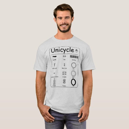 Unicycle Tシャツ (正面フル)