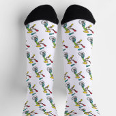 Unicycling Juggler ソックス (上部)