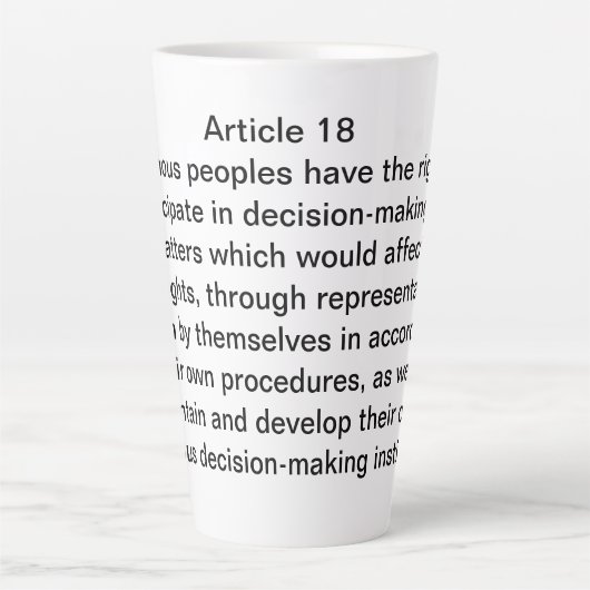 UNIDRIP第18条 カフェラテマグ (正面)