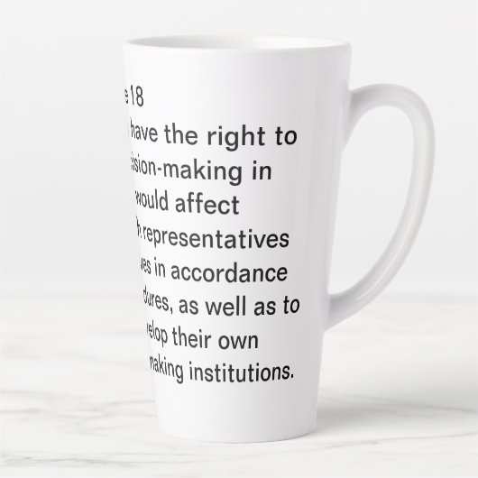 UNIDRIP第18条 カフェラテマグ (右)