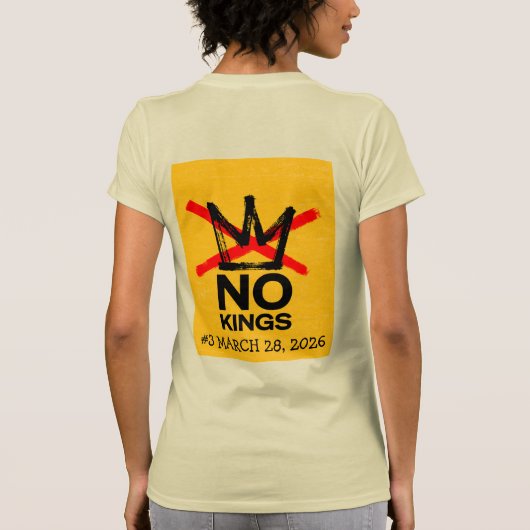 Unified with No Kings #3 Tシャツ (裏面)