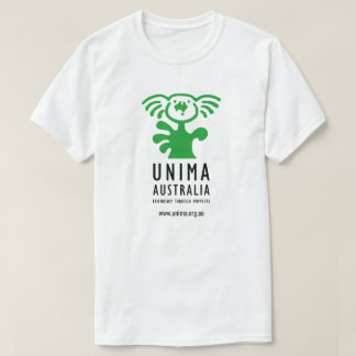 UNIMAオーストラリアメンズTシャツの白 Tシャツ