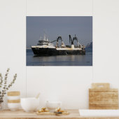 Unimak、ファクトリートラウラー魚釣り船 ポスター (キッチン)