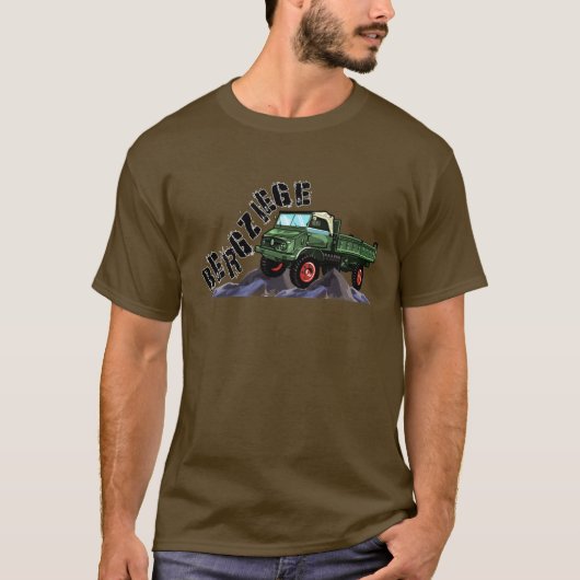 Unimog - Oldtimer - Traktor - 4x4 - T-Shirt Tシャツ (正面)