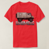 UNIMOG overlander on black 1 Tシャツ (デザイン正面)