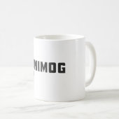 Unimog Tasse weiss Unimog Cup white コーヒーマグカップ (正面右)