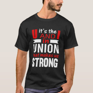 UNIONのUとIが、強力なT-Shを実現 Tシャツ