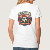Union Fait La Force Haiti Soccer Haitian Motto  Tシャツ (裏面)