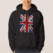 Union Jack British England United Kingdom Brushed  パーカ (正面)