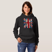 Union Jack British England United Kingdom Brushed パーカ (正面フル)