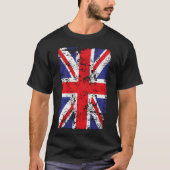 Union Jack British Flag Great Britain Novelty fami Tシャツ (正面)