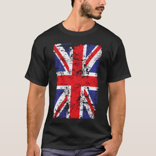 Union Jack British Flag Great Britain Novelty fami Tシャツ (正面)