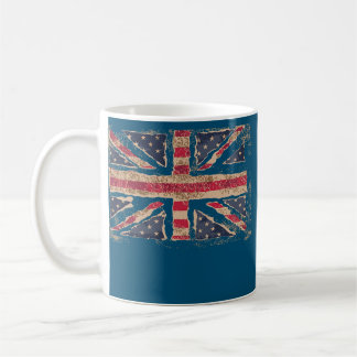 Union Jack British Flag Vintage Retro United コーヒーマグカップ