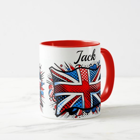Union jack coffee Mug マグカップ (正面右)