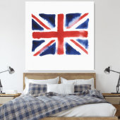 Union jack design canvas print キャンバスプリント (インサイチュ (寝室))