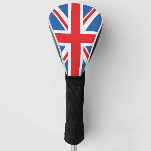 Union Jack/Flag Design ゴルフヘッドカバー (正面)