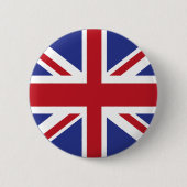 Union Jack Flag Pin Button Badge United Kingdom UK 缶バッジ (正面)