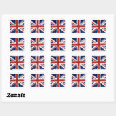 Union jack flag sticker スクエアシール (シート)