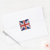 Union jack flag sticker スクエアシール (封筒)