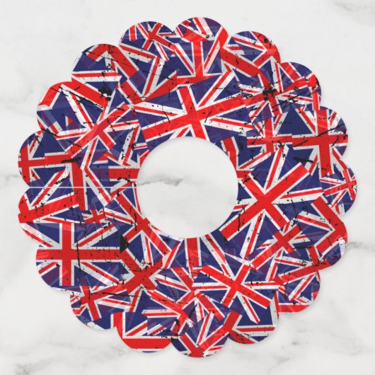 Union Jack Flag | UK Flag | British Flag |   ワイングラスタグ (正面)