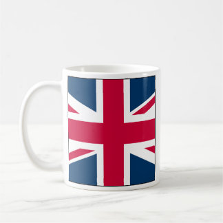 Union Jack Full Side Square Design Coffee Mug コーヒーマグカップ