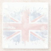 union jack glass coaster ガラスコースター (裏面)