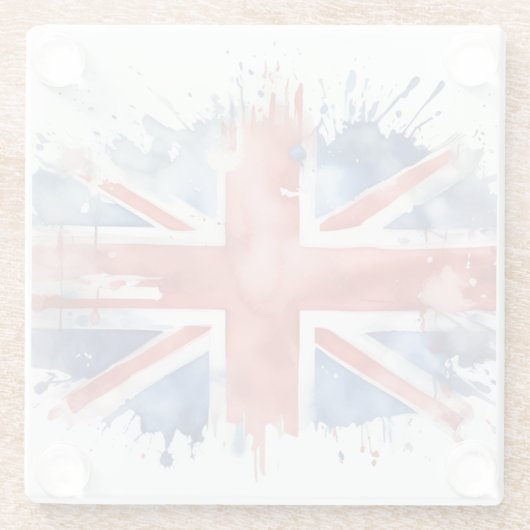 union jack glass coaster ガラスコースター (裏面)